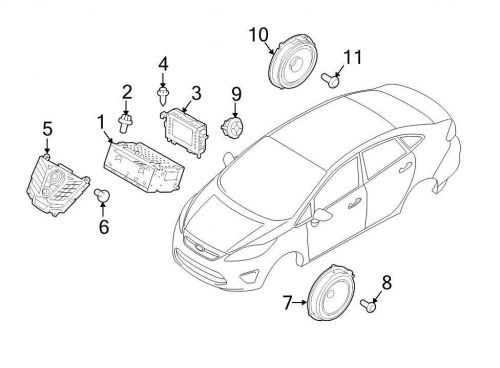 Ford oem speaker screw w506966s437 image 11