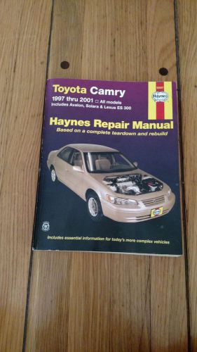 Haynes 1997-2001 camry and lexus es300 repair manual