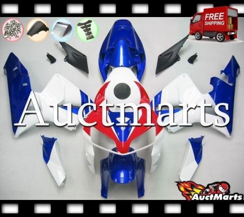 For honda cbr600rr 2005-2006 05-06 fairing plastic white blue red 1b58 vz