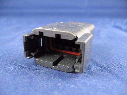 Deutsch connector, dtm04-08pb, 8-way, male, black