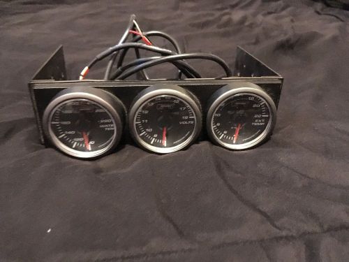 Prosport water  temperature gauge , volts gauge ,  exhaust temperature gauge