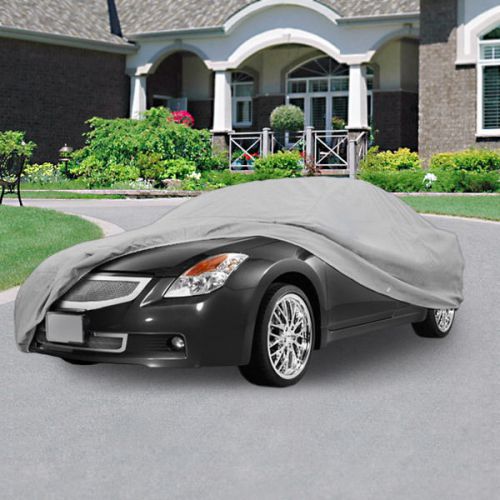 All weather car cover uv heat resistant rain sun dust snow wind compact xl new