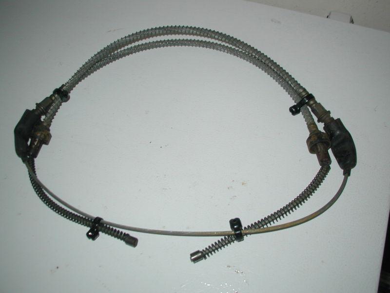 Nos gm rear brake cable, chevrolet corvair 1965-69 gm 3857798