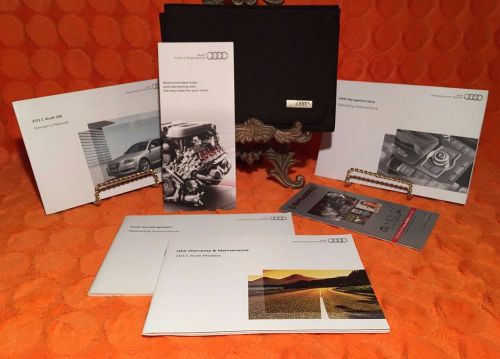 2011 audi a6 a 6 sedan owners manual set 11 + navigation system book ◻nice cond◻