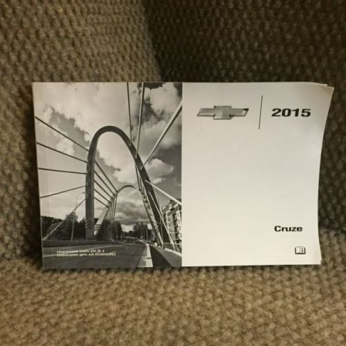 2015 chevrolet cruze owners manual