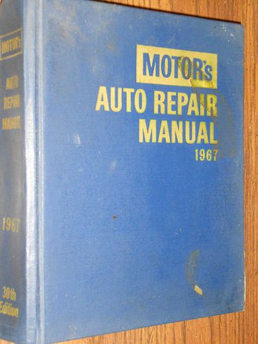 1959-1967 chevy ford olds cadillac buick pontiac mercury &amp; more shop manual