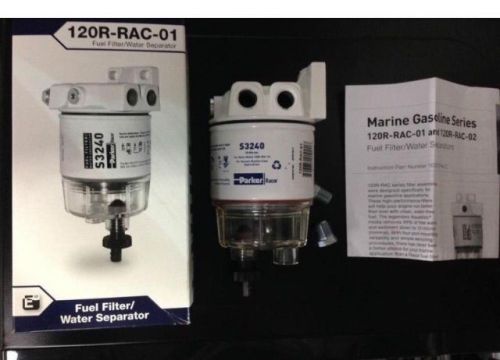 Parker racor marine water seperator micron 10 w/ housing,filter,bowl and drain