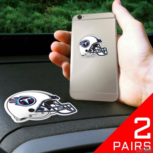 Fanmats - 2 pairs of nfl tennessee titans dashboard phone grips 13107