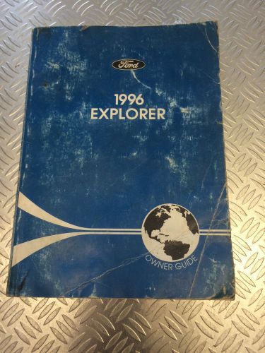 1996 ford explorer owners manual