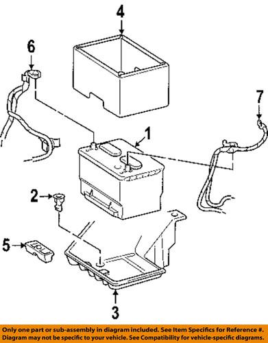 Dodge oem 56000978ab battery cable negative/battery cable-negative