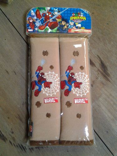 Seat belt pad spiderman