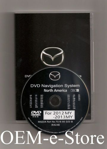 2009 2010 2011 mazda rx-8 rx8 navigation dvd west coast u.s map 2013 update