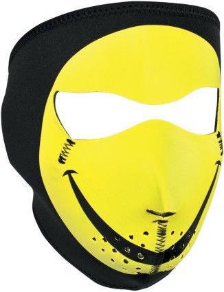 Zan headgear full face neoprene mask  smiley face