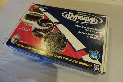 New unopened xtreme dynamat box, 36 sq. ft 9 sheets item 10455