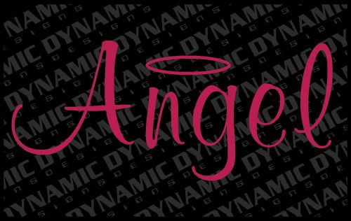 Angel classy car truck funny country girl princess vinyl window decal sticker