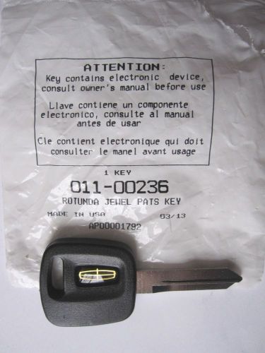 Lincoln continental navigator town car blackwood transponder key blank new