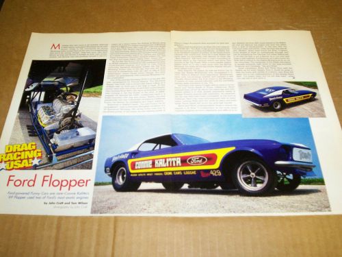 1969 ford connie kalitta boss 429 mustang funny car magazine article