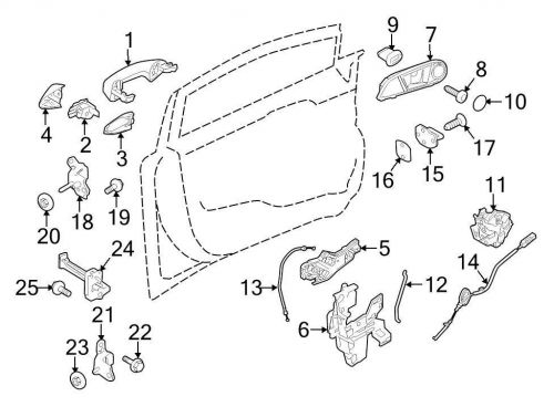 Ford oem door lock actuator motor be8z5421812b image 11