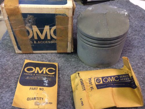 Nos vintage omc johnson/evinrude .040 oversize piston, pt #: 385290