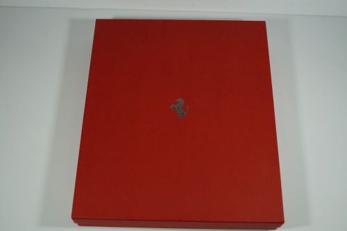 Ferrari red box (welcome to ferrari) red leather and cover