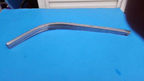 1966 66 barracuda passenger side chrome window drip rail trim molding