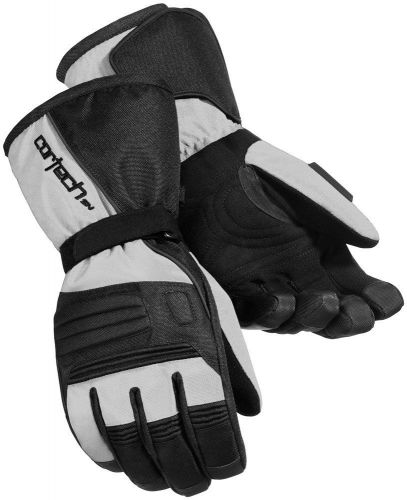 Cortech journey 2.1 snow snowmobile gloves (silver/black) s (small)