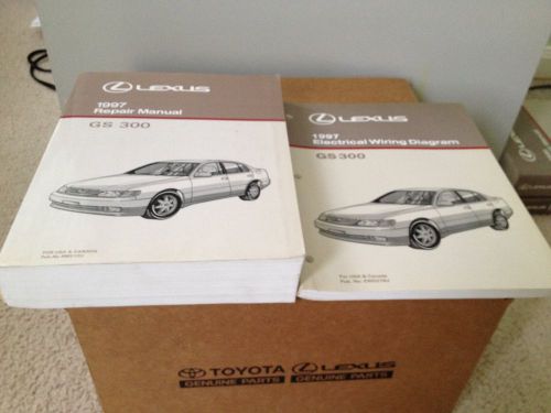 1997 lexus gs300 gs 300 factory service repair manuals wiring diagram set