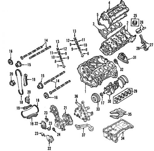 Infiniti 11110eh00a genuine oem oil pan