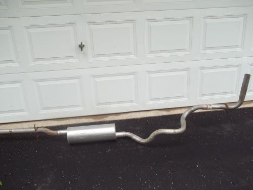 New exhaust pipes