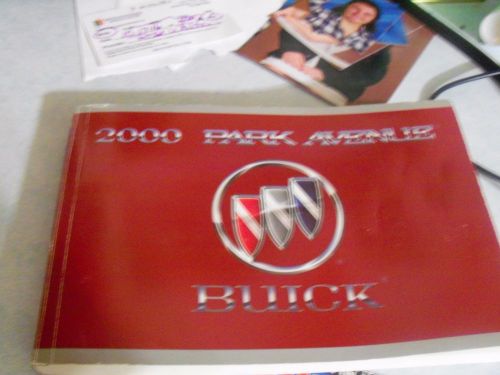 Sell 00 2000 Buick Park Avenue owners manual used in great shape in