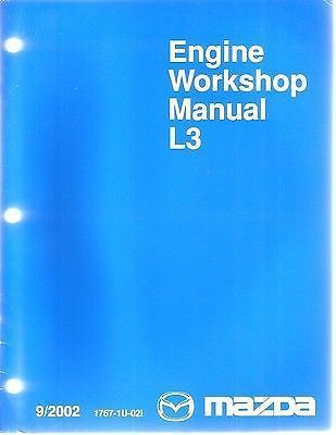 Mazda l3 l 3 engine repair manual thru 2002