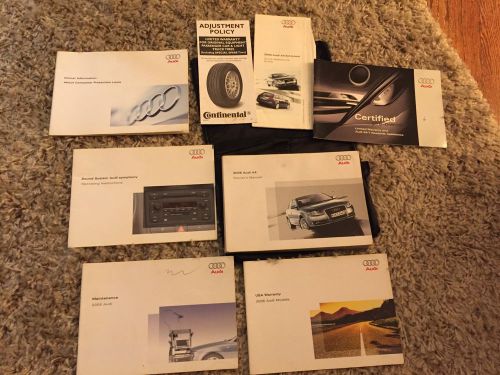 2006 audi a4 manual service book genuine repair manufacturers manual car auto