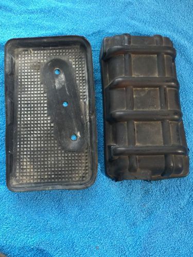 Porsche 911 912 65-68 battery cover and base factory original