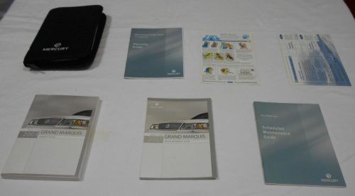 2003 mercury grand marquis owner manual 7/pc.set &amp; black mercury factory case,