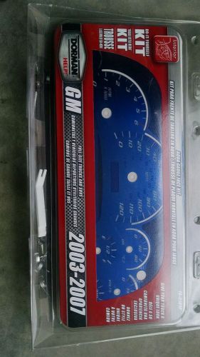 Us speedo 03-07 gm stainless gauge face overlay