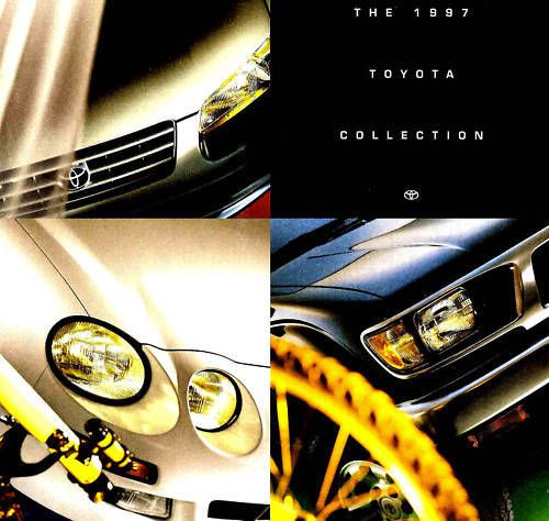 1997 toyota brochure -celica-supra-camry-previa-tacoma-t100-4runner-land cruiser