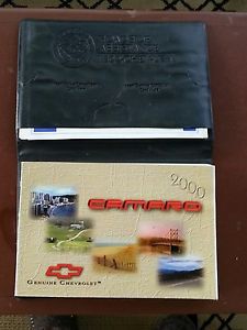 2000 chevrolet camaro owners manual with case and warranty information. good