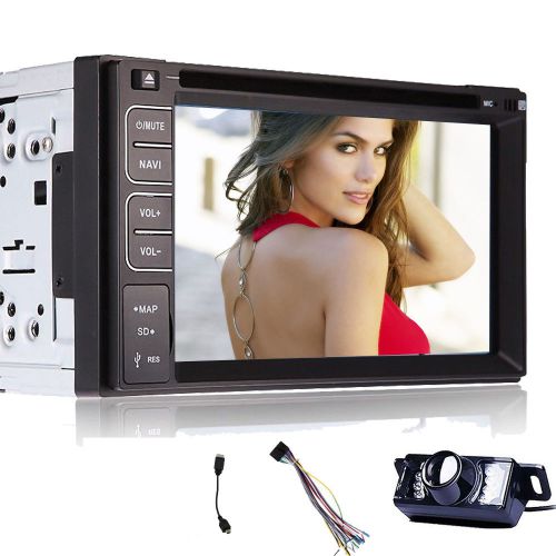 Car in-dash video w/o gps 2din hd touch screen dvd cd player bluetooth fm stereo