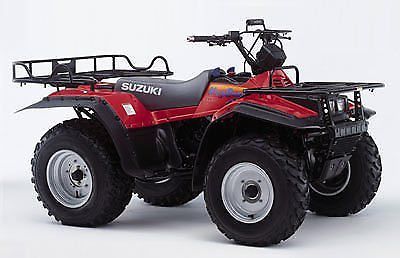 1988-1998 suzuki lt-f250 quadrunner / lt-f4wdx king quad service manual on a cd