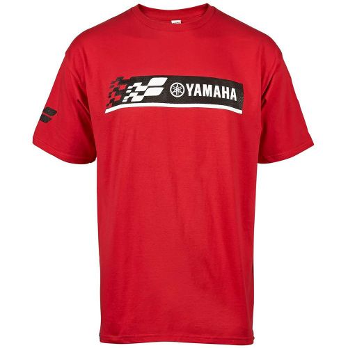 Yamaha 2x-large red mens ready set ride tee crp-16tgp-rd-2x