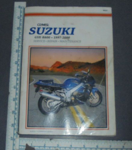 Clymer suzuki gsx-r600 97-00 shop service repair manual m331 gixxer 600 gsxr 600