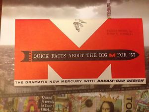 1957 advertising for mercury the big m for &#039;57