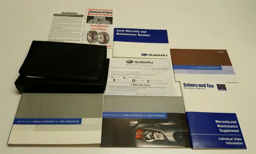 2006 subaru legacy / outback owners manual v4 2.5l v6 3.0l gt specb limited 2.5i