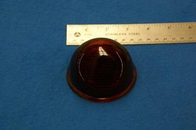 Antique motorcycle indian chief scout glass tail light lens