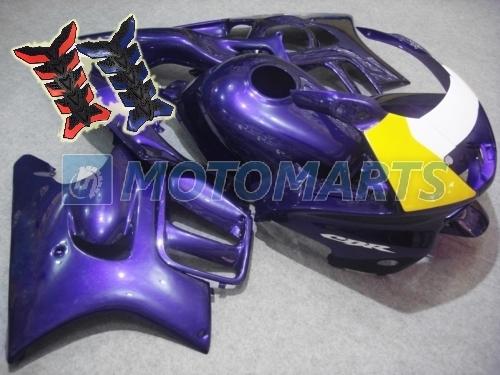 Free tank pad! aftermarket fairing kit bodywork for honda cbr600 f3 1997 1998 ae