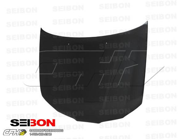 Seibon carbon fiber rs-style carbon fiber hood kit auto body subaru impreza, wrx