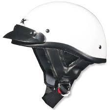 Afx fx-70 solid white beanie helmet