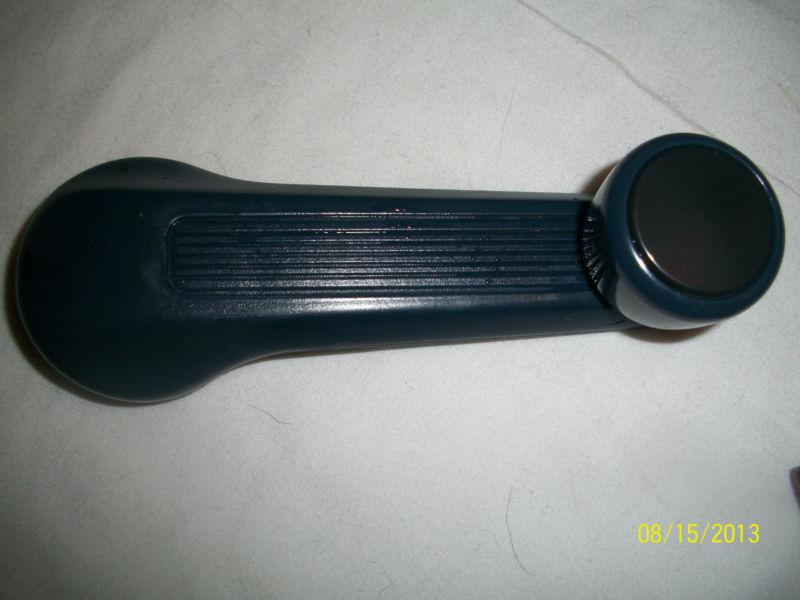 Honda civic accord crx delsol manual window crank handle knob 92 93 n blu wgrey