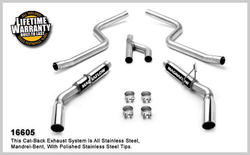 Magnaflow 16605 ford mustang stainless cat-back system performance exhaust