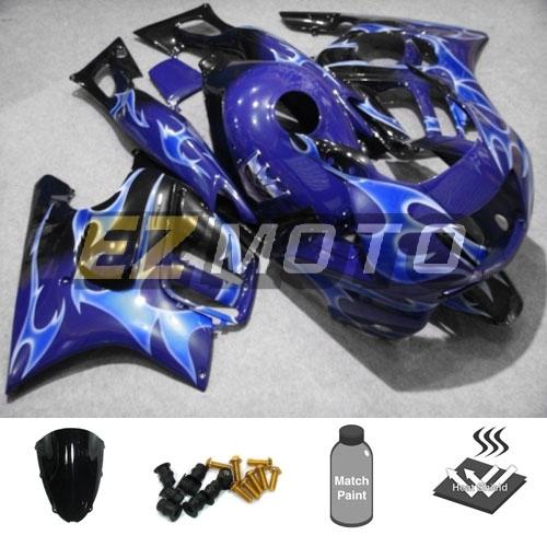 Bodywork fairing kit pack w/ windscreen & bolts for honda cbr600 f3 1997 1998 af